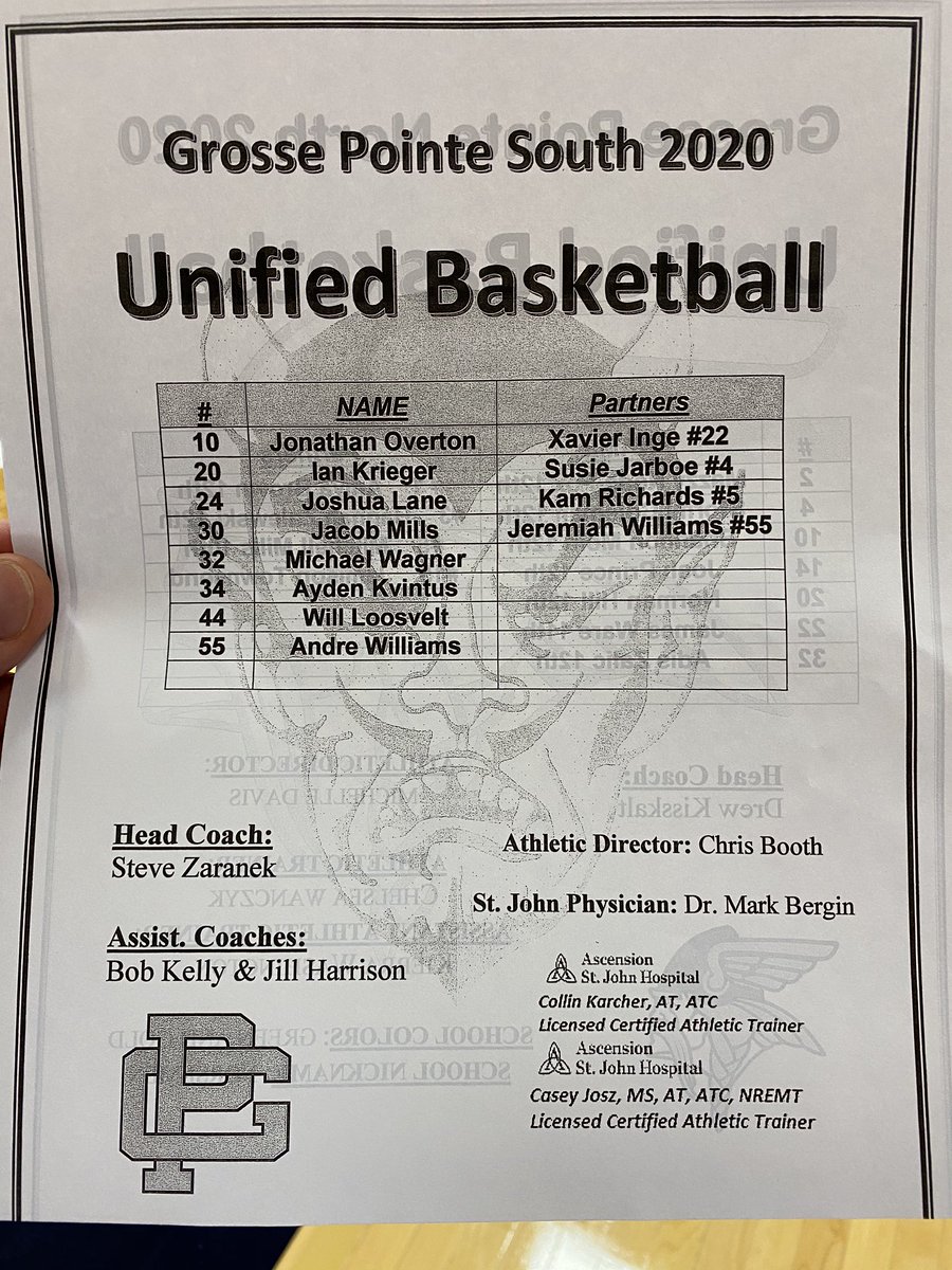 Moussa Hamka (@hamka_moussa) on Twitter photo First ever unified basketball game at South! Great support from <a href="/gpsdevilsden/">GPS Devil’s Den 😈🔱</a>, pep band and the community. Many tears of joy for our students with special abilities. Thank you to all involved for making this a memorable event! First ever unified basketball game at South! Great support from <a href="/gpsdevilsden/">GPS Devil’s Den 😈🔱</a>, pep band and the community. Many tears of joy for our students with special abilities. Thank you to all involved for making this a memorable event!