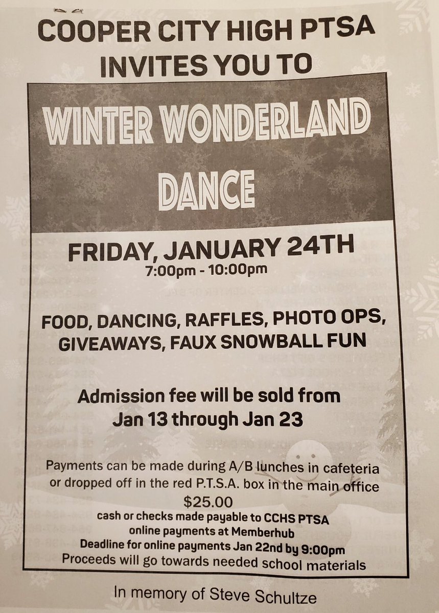 CCHS PTSA tweet media