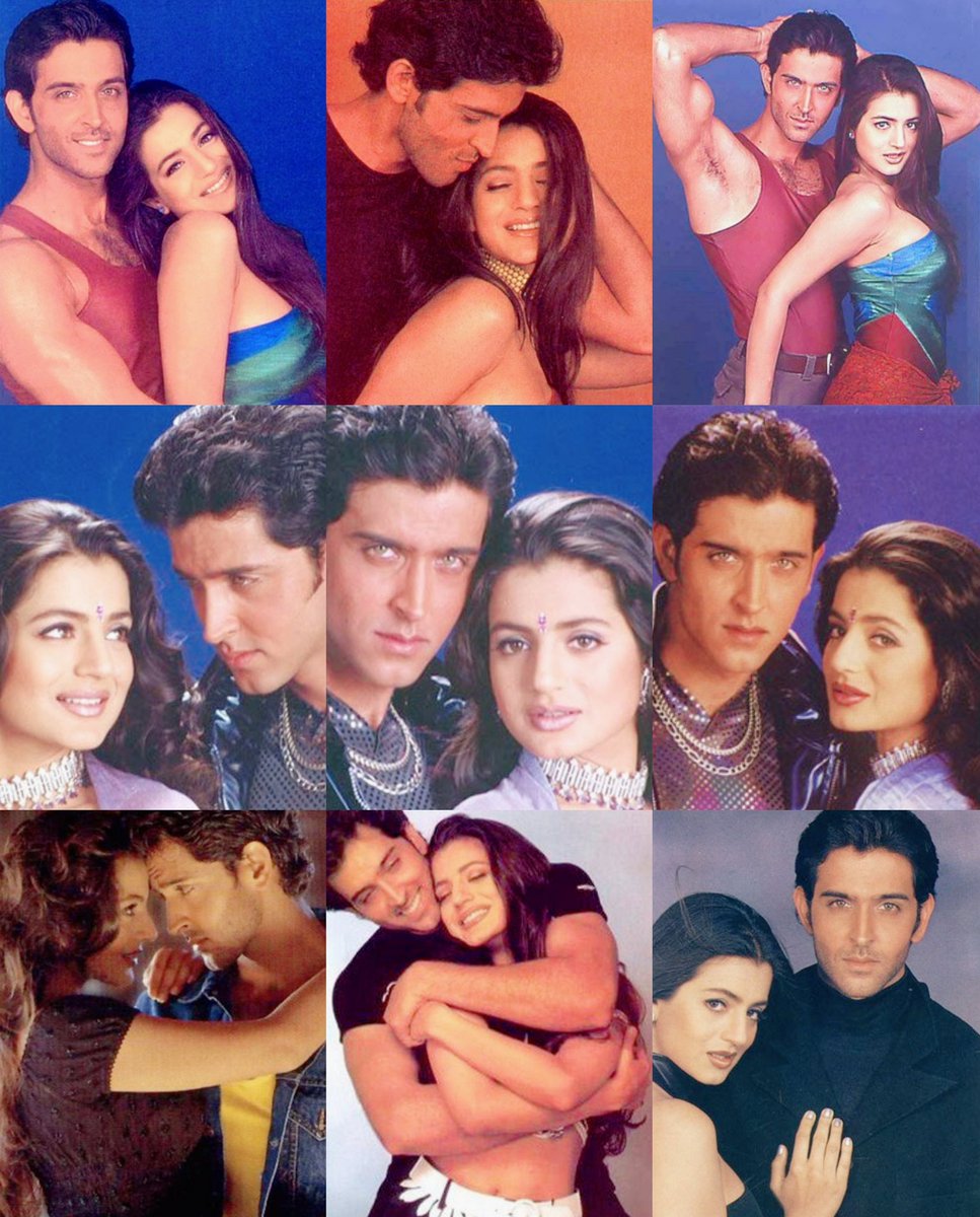  @iHrithik- @ameesha_patel: the magical jodi who won our hearts with their brilliant portrayals in Kaho Naa Pyaar Hai.Both of them performed superbly in the  @RakeshRoshan_N's film.They shared a beautiful and believable chemistry.I miss them together. #20YearsOfKahoNaaPyaarHai