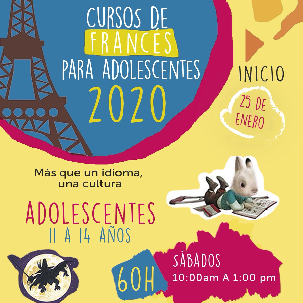 AlianzaPereira's tweet image. Un niño que habla varios idiomas es más creativo y emprendedor. ¡Inscríbelos en nuestros cursos de francés! Inicio 25 de enero.
☎️ (6) 333 33 19
📲 (+57) 316 742 47 26
#alianzafrancesapereira #cursosfrances