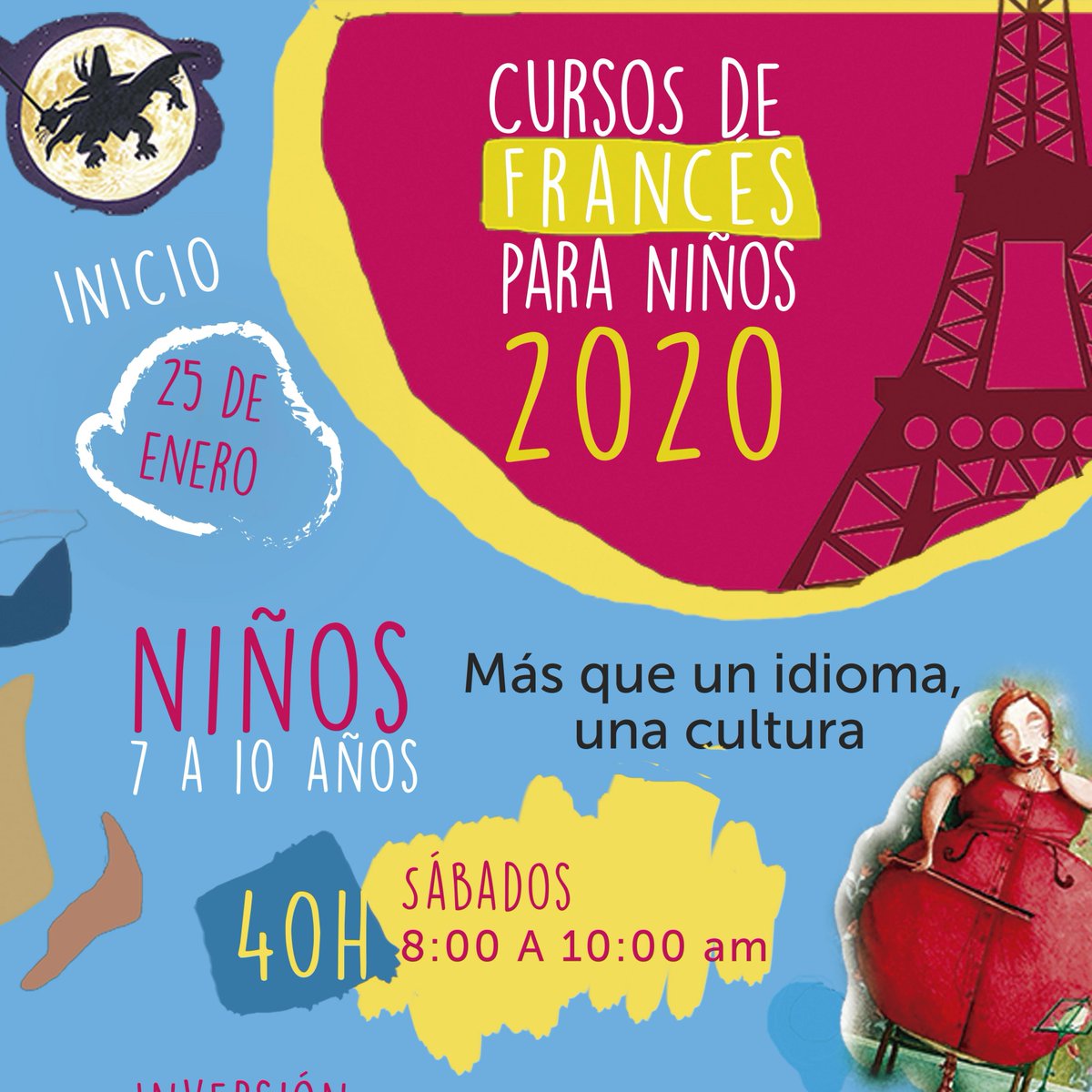 AlianzaPereira's tweet image. Un niño que habla varios idiomas es más creativo y emprendedor. ¡Inscríbelos en nuestros cursos de francés! Inicio 25 de enero.
☎️ (6) 333 33 19
📲 (+57) 316 742 47 26
#alianzafrancesapereira #cursosfrances