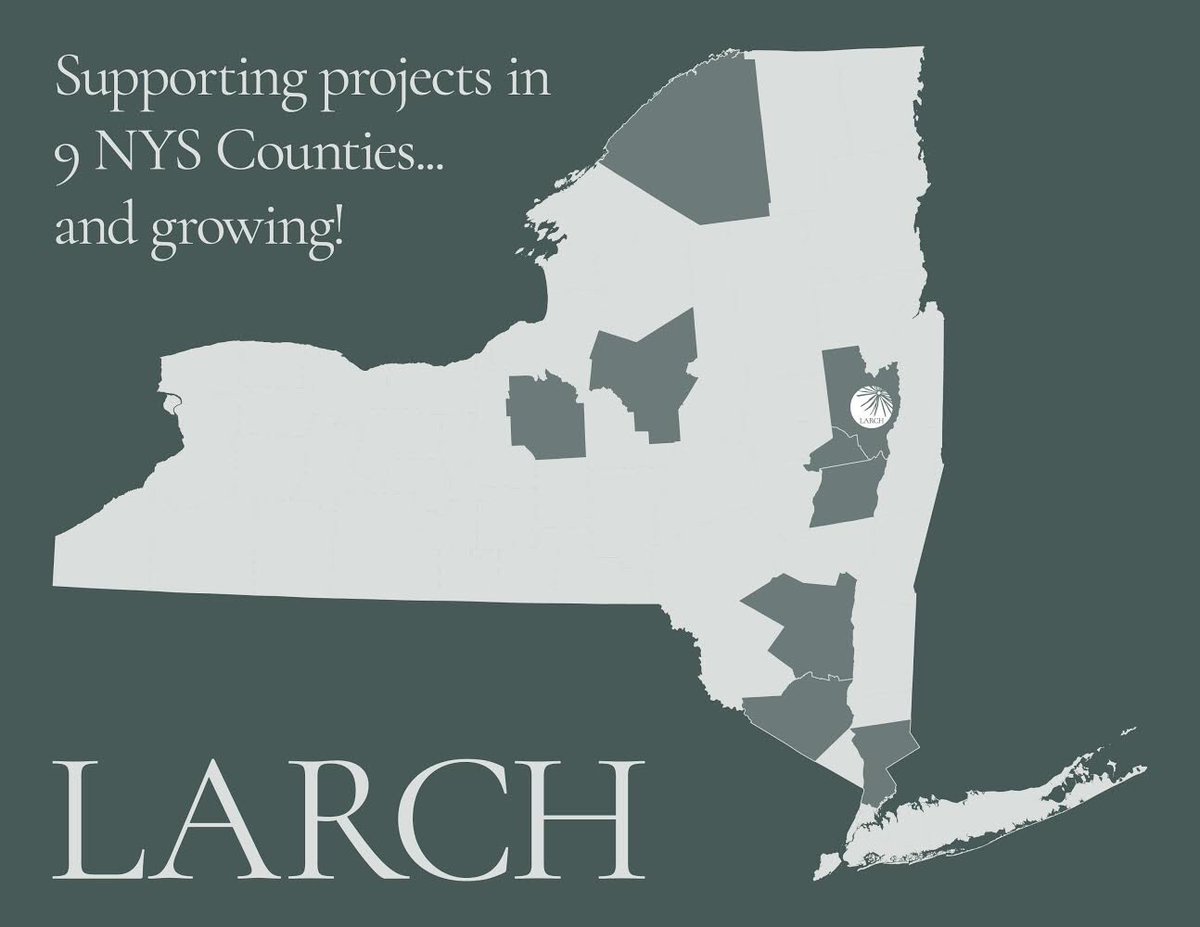 larchny's tweet photo. At less then two years old, LARCH is proud to be working in 9 counties so far! #larchny https://t.co/CX7bdI1rdC