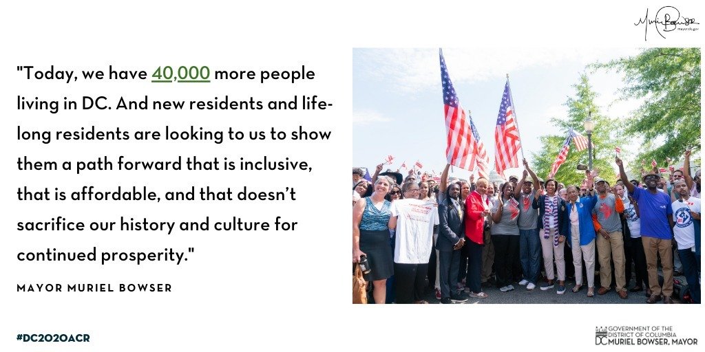 MayorBowser's tweet photo. #DC2020ACR https://t.co/3lFXapcz8N