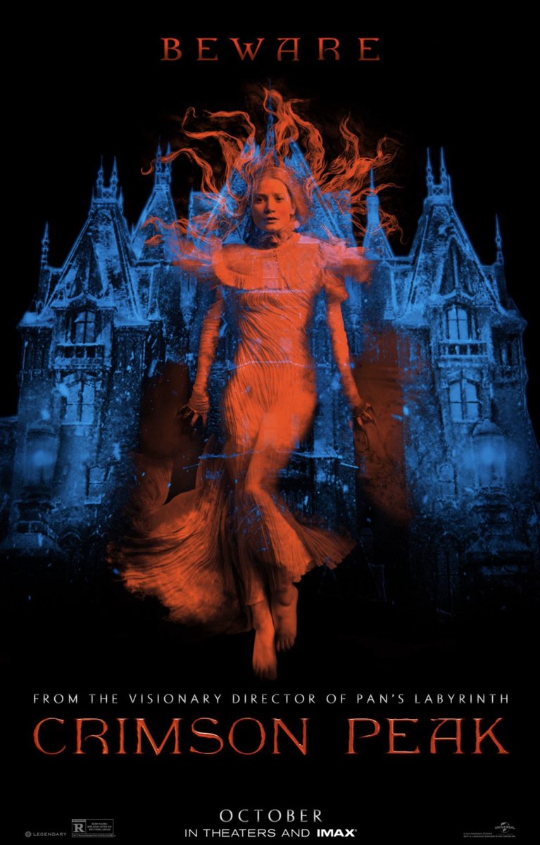 16. Crimson Peak (2015)Guillermo Del Toro’s gothic horror masterpiece. So visually arresting and so atomospheric, a classic ghost tale told with the stunning finesse of a director at the top of his game with an immeasurable love for the genre. The whole cast is perfect
