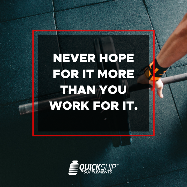 QuickShipSupp's tweet image. You can't wish results into existence. You have to put in the work.

#Gymmotivation #Workoutmotivation #Fitquote #Gymquote #Fitnessquote