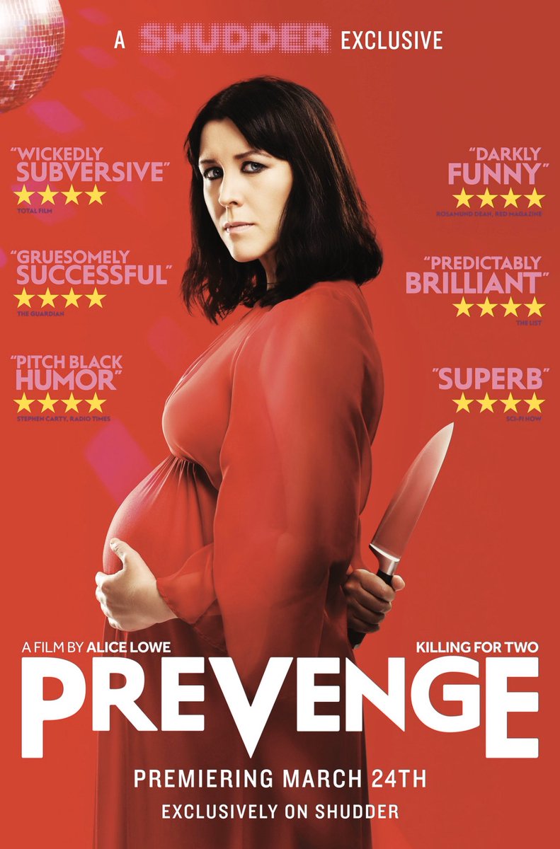 17. Prevenge (2016)The best british horror of the decade: written, directed and starring Alice Lowe as a pregnant woman who believes she is being compelled to kill by her unborn child as she seeks revenge for her husbands death. Alice Lowe made this film when she was 8 months -