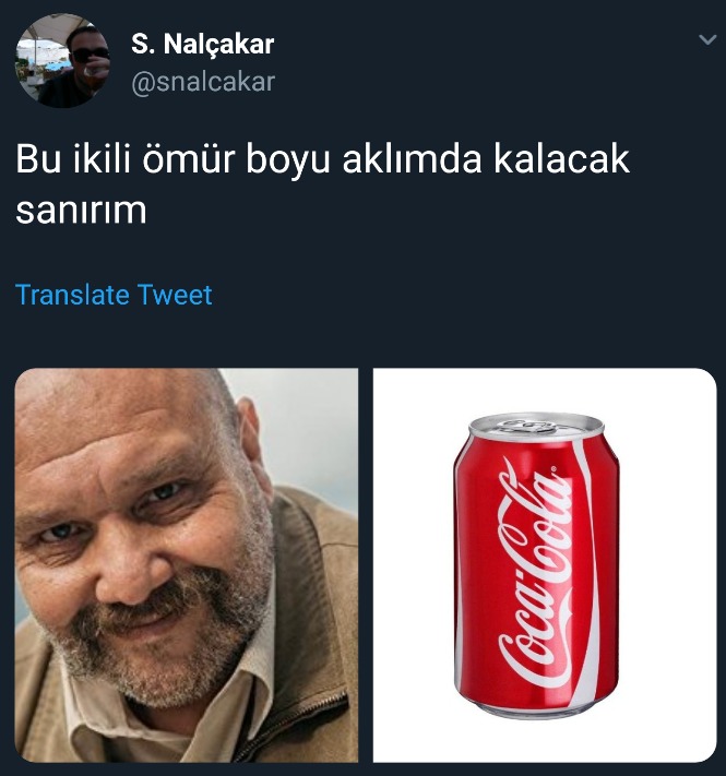 benim babamın kutu kola