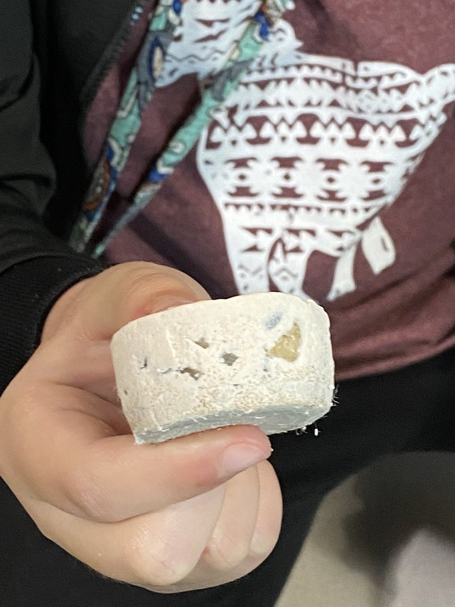 MrsL_science's tweet image. What happens when you mix sediments, heat, water, and pressure? You get happy students, because they get something to take home. #cementation #earthscience #sedimentaryrockformation @JanelleMHardin @rphife @Supt_comalisd