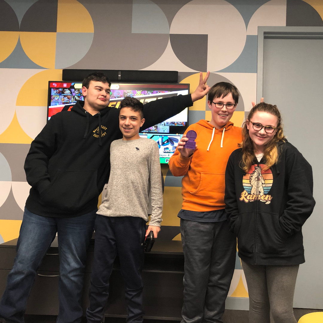 woburnlibrary's tweet image. Nice job to our Smash Ultimate tournament participants!  And congratulations to Cameron for winning the tournament! Join us in two weeks for our Mario Kart tournament and next month to battle in Smash Ultimate once again! #gaminginlibraries #teenprogramming