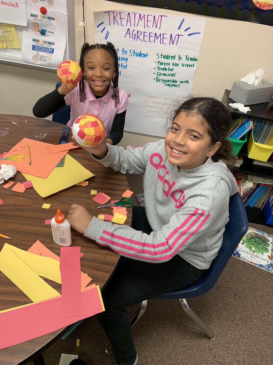 MrsManshack's tweet image. Today we created models of the sun! ☀️☀️ #CISDScienceRocks