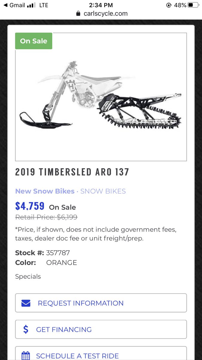 carlscycle's tweet photo. Click link below to check out all of our 2019 Timbersled deals going on through January 31, 2020.

https://t.co/fDdOO0nY0Z

Quick glimpse of the savings 👇👇 https://t.co/lIbnT6FCgJ
