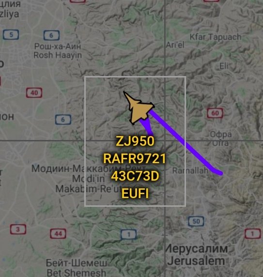 is_keelu's tweet photo. Royal Air Force
Eurofighter Typhoon FGR.4
Spotted over #Israel
#RAFR9721 #ZJ950 #43C73D https://t.co/q8JnsnAmYH