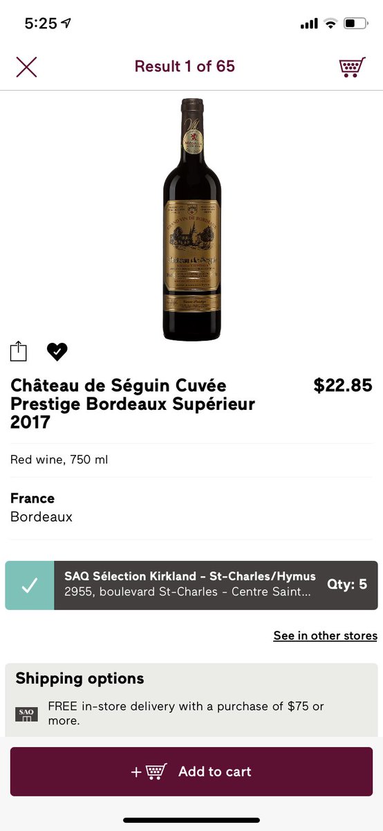 DannyITR's tweet photo. @mckennaconor @TSNBobMcKenzie This one could easily be $30. It’s simply beyond comparison for the price. Amazingly smooth and full body. Similar to a Grand Cru. You won’t regret it. Please keep up the wine tweets. https://t.co/hQpsmr5n7C