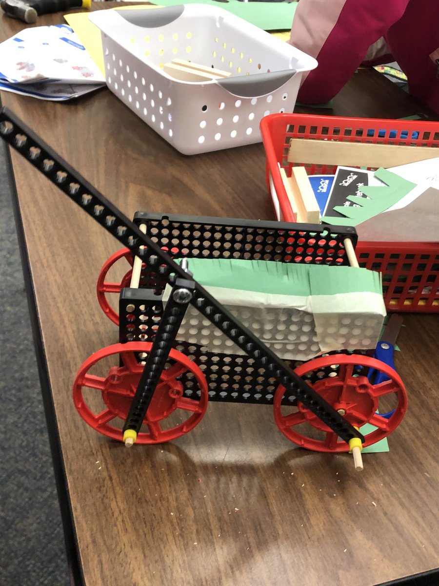 The <a href="/gcwaltdisney/">GC Walt Disney Elementary School</a> STEM Club has experimented with different linkages. Now they are starting to design their toys. Lots of great teamwork. #gcpride #wds1920