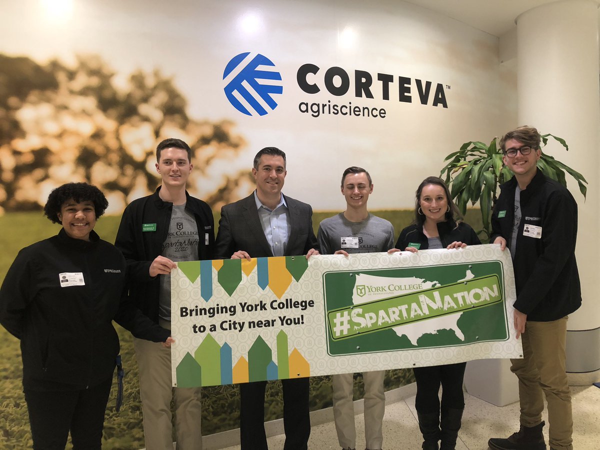 YCPAlumni's tweet image. Thank you to @GreggSchmidt77 ‘00 @corteva for a great @yorkcollegepa #SpartaNation #YCPRoadCrew site visit. #ycpalumni
