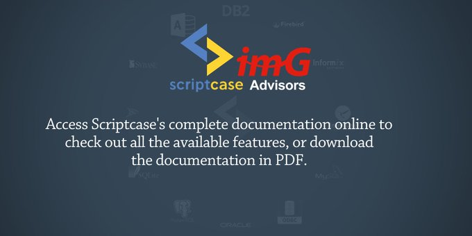 ScriptcaseI's tweet image. Access Scriptcase's complete #documentation #online to check out all the available #features, or #download the documentation in #PDF. @ScriptcaseI