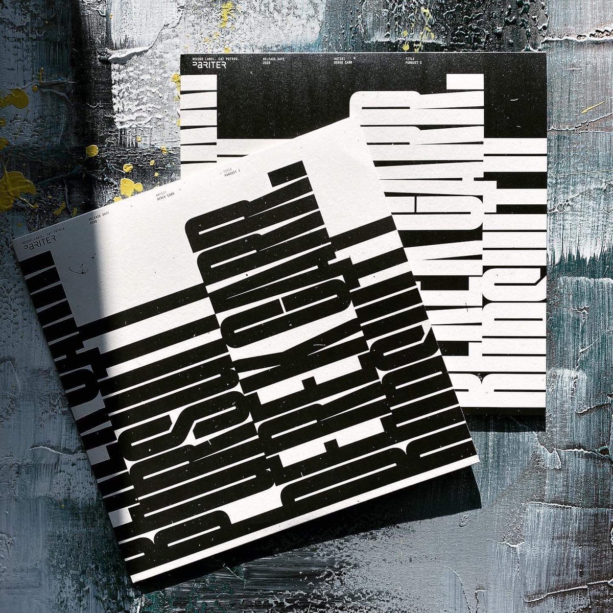 MrKerryRoper's tweet photo. Super proud of this design & art direction for Sushitech Records. Derek Carr’s Pursuit I & II.
.
.
.
.
.
.
#Design #ArtDirection #Type #Typography #GraphicDesign #Art #Vinyl #Sushitech #SushitechRecords #DesignForMusic #AlbumDesign #DerekCarr #Contemporary #ContemporaryDesign https://t.co/SpKhvSSr2p