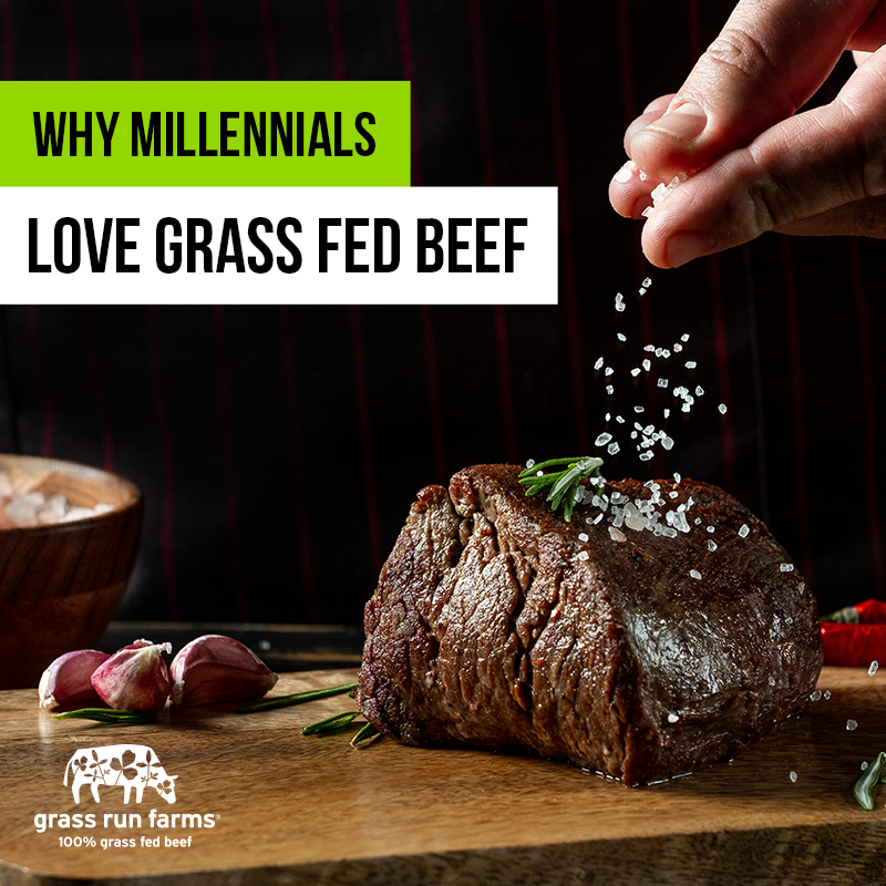 Trends show that millennials love grass fed beef ... but, why? We take a deep dive in this blog post: bit.ly/2NowLX4