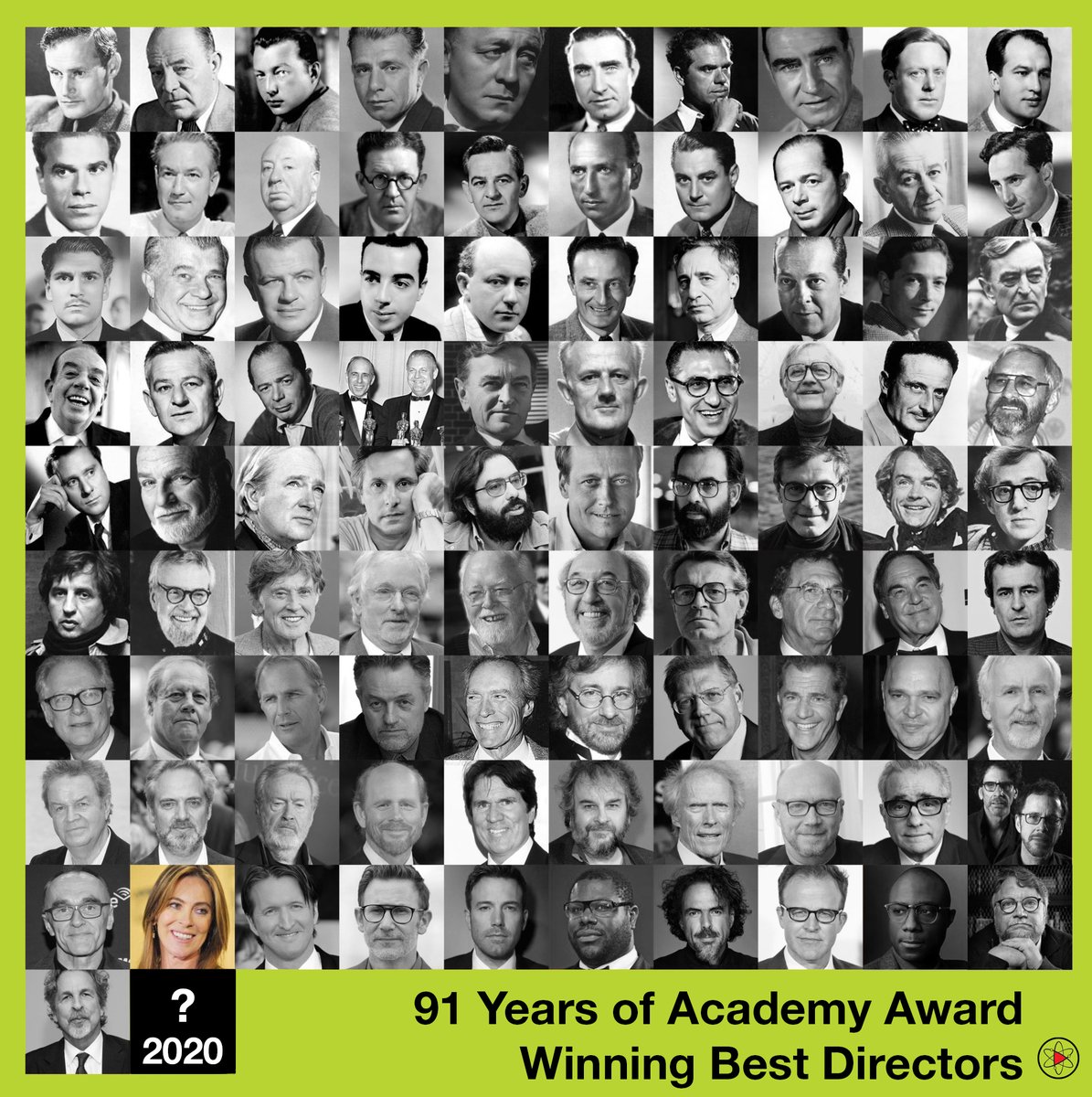 #KathrynBigelow, maybe 2021, will have another female director join you amongst the Academy's greatest.<a href="/LoreneScafaria/">Lorene Scafaria</a> @thumbelulu #GretaGerwig #MarielleHeller #MelinaMatsoukas  #OscarsSoMale #Oscars2020 #OscarNoms