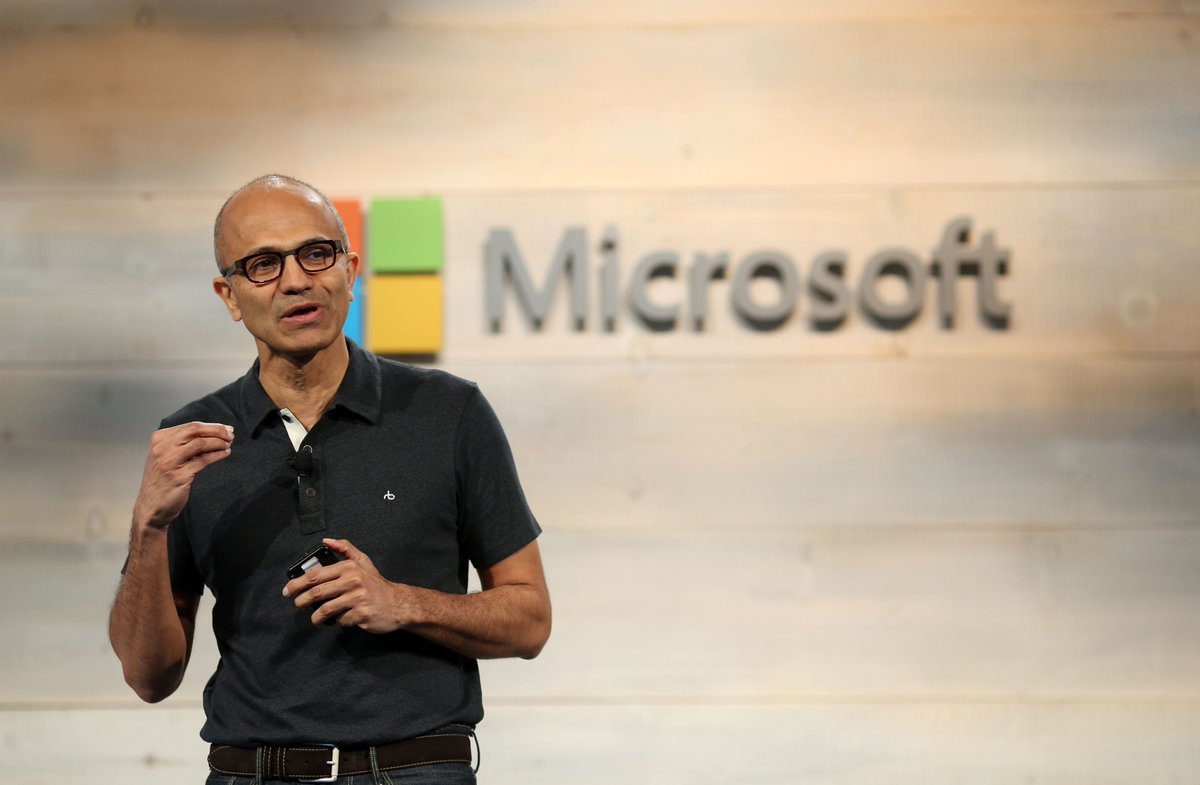 #Microsoft CEO #SatyaNadella: Winning the #JEDI #cloudcontract should cause a #haloeffect buff.ly/2QOnVnC