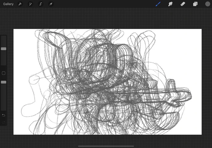trying out Procreate's animation features. this is what it looks like before exporting lol
WIP 