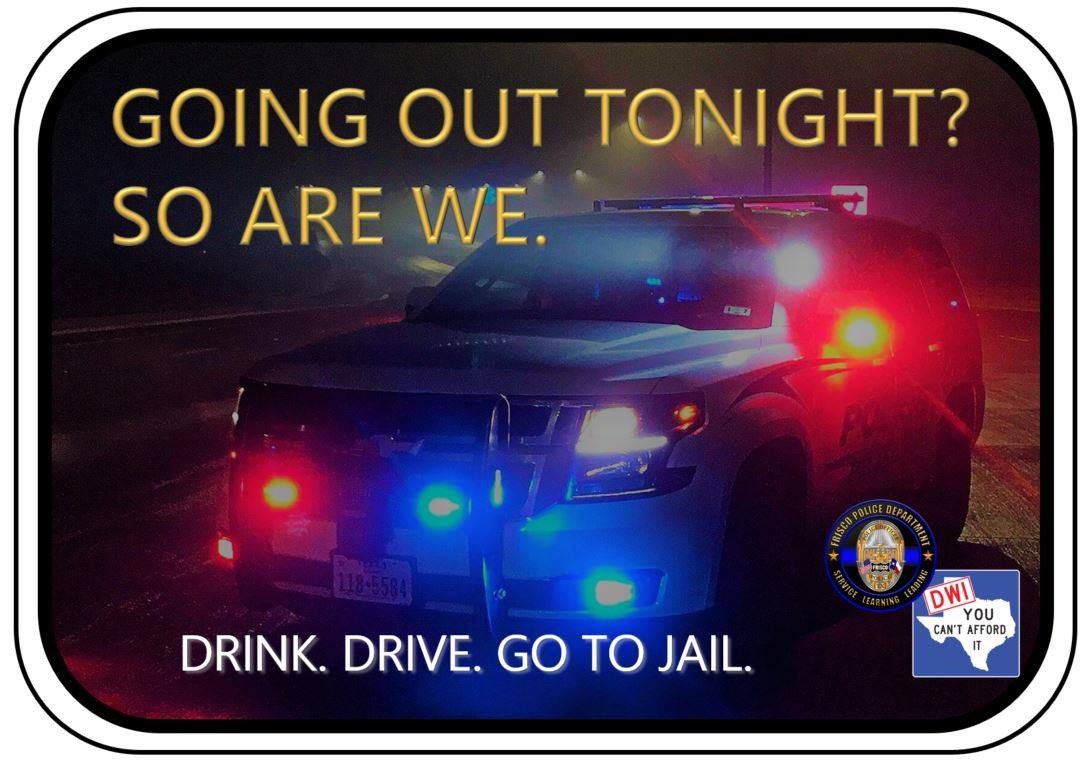 FriscoPD's tweet photo. Going out tonight to enjoy the big game? Don’t make a big mistake afterwards by getting behind the wheel intoxicated. Make a plan, drive sober. https://t.co/GV1p5CvMGL