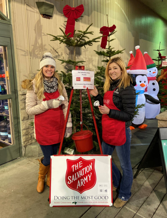JulieFogerson's tweet photo. More magic in Idaho with @SalvationArmyUS this past ringing season+ #WellsFargo #RedKettleReason #WFvolunteers https://t.co/ebYMW9f9Cu