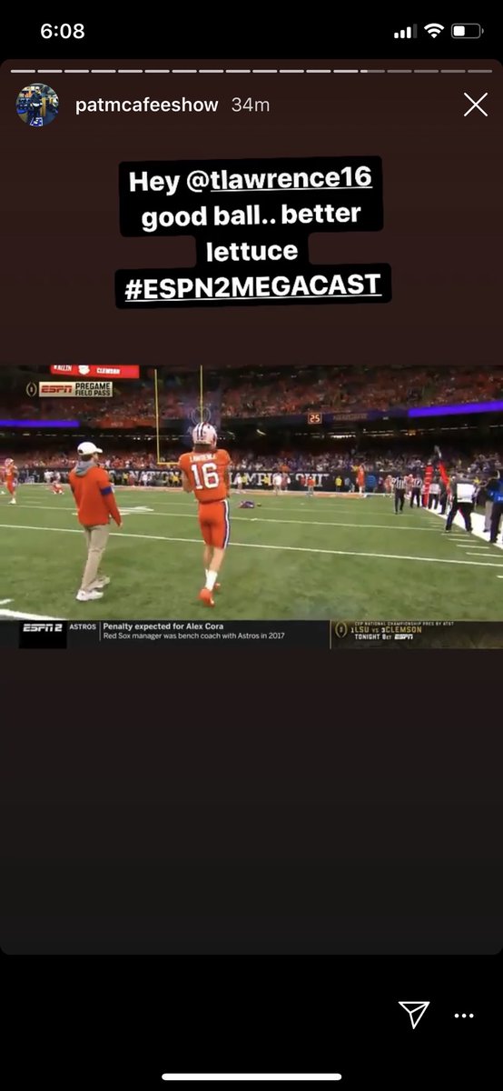 demojesse's tweet photo. @PatMcAfeeShow @espn2megacast https://t.co/6kH3y5jgGw