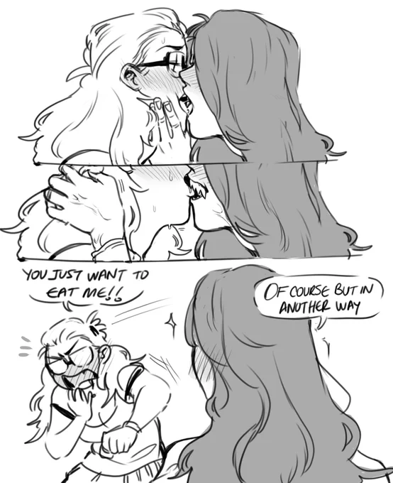 She can't help "eating" ??

#lesbians #girlfriends #loveislove #digitalart 