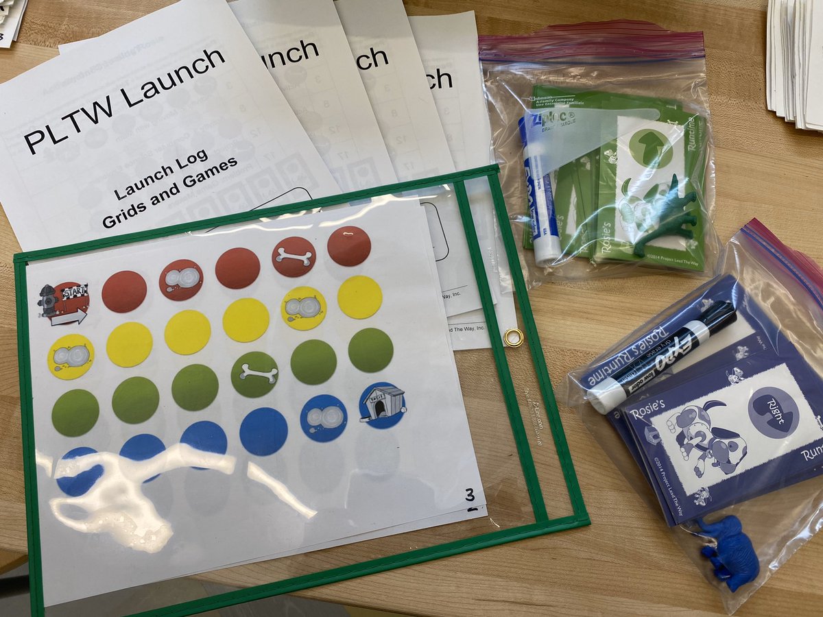 k2techieteacher's tweet image. Rosie’s Run is a great #unplugged #coding activity to teach Ss about loops. We’re all set and ready to go. @PLTWorg @EndeavourJBMDL