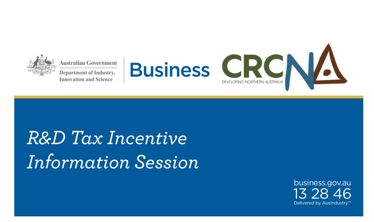 Want to learn more about how you may be eligible for the R &amp; D tax incentive program ? Register for our free information webinar with AusIndustry ow.ly/A2OG50xUDwu @ IndustryGovAu <a href="/MsKristin_N/">Kristin</a> @roseycatherine # developingnorthernaustralia