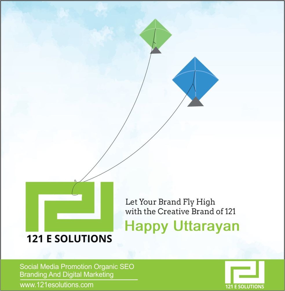 121eSolutions's tweet image. 121eSolutions wishes you a very happy Uttarayan and let us learn to have good source of flow for reaching on heights.
#makarsankranti
#uttarayan
#121esolutions
#happyuattrayan
#socialmediapromotioins 
#branding #digitalmarketing