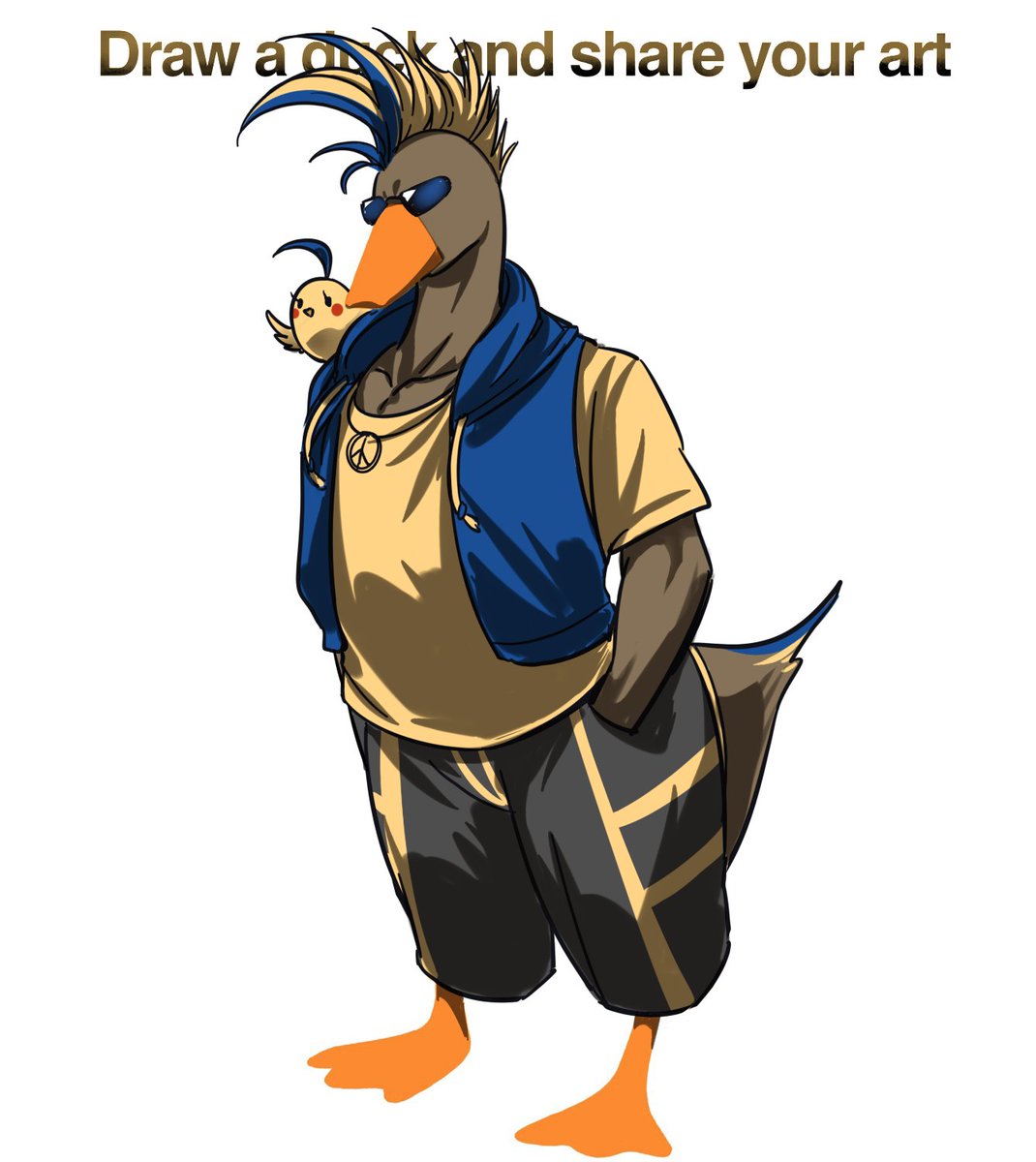 snaaakingyo's tweet photo. Of course you ! Duck King !  #drawaduck  #FatalFury https://t.co/JViuJ92hvh