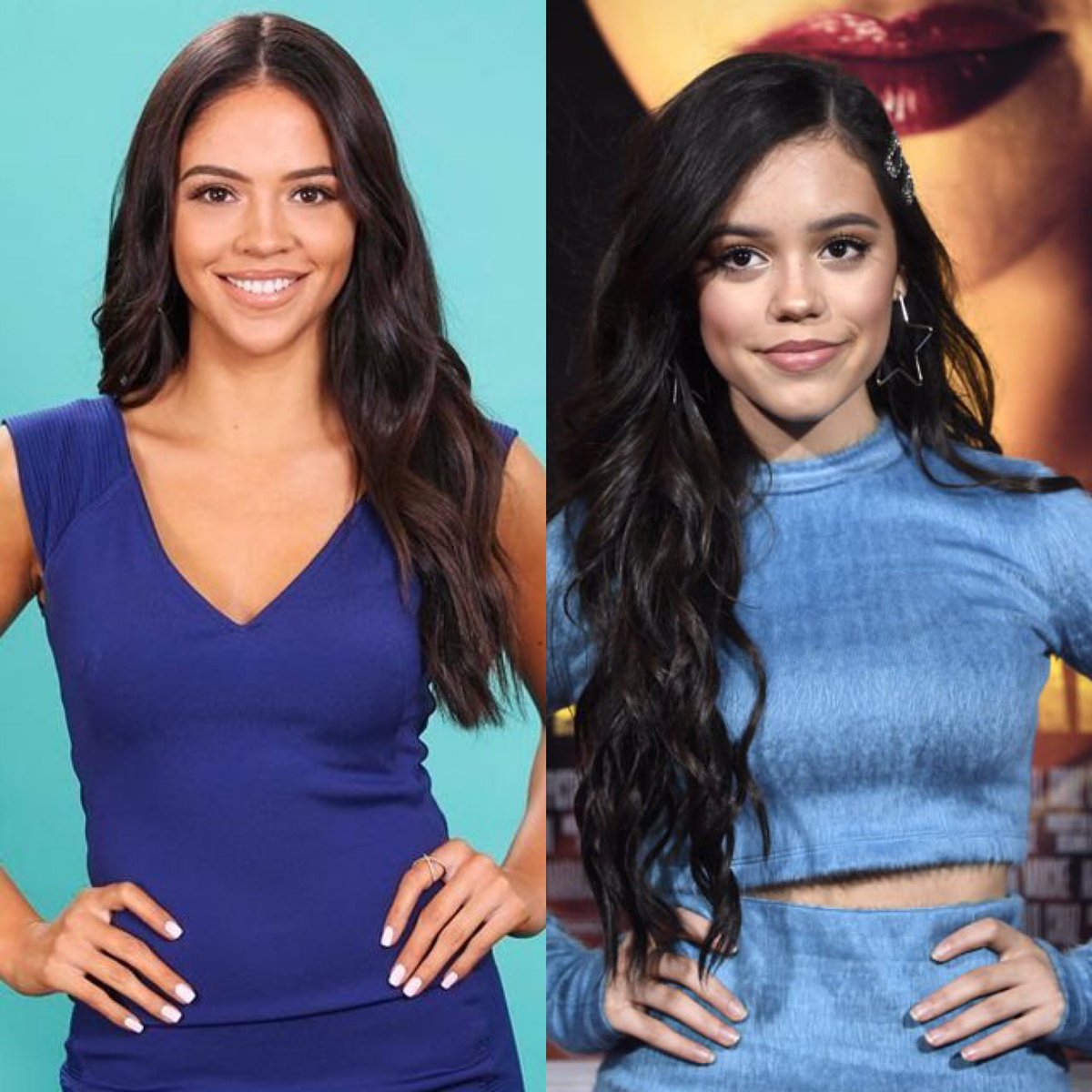slang1417's tweet image. Every time I see Sydney on this season of the Bachelor, she reminds me of Ellie from the show You 🤷🏻‍♀️ #TheBachelor  #samepose
