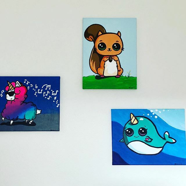 Bianca’s trio 💙 #kidsart #kawaii .
.
.
.
#art #artoftheday #artwork #kidsartist #kidspainting #paintedbykids #mylittleartist #acrylicpainting #acryliconcanvas #artstudio #mademykids #kidsartwork #kidsartideas #kidsartclass #artteacher #artislife #art… ift.tt/30pY8pe