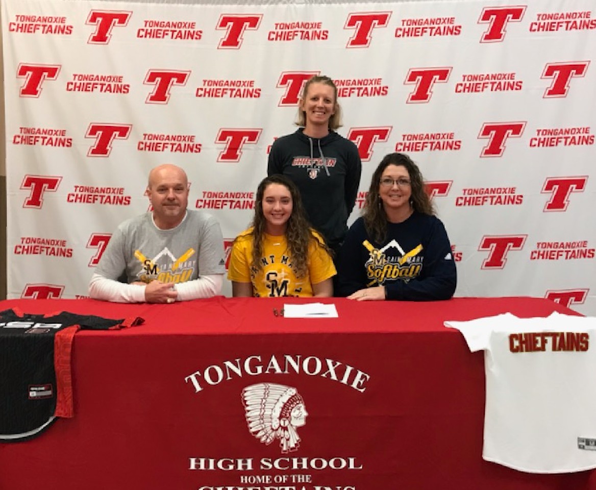 Congratulations to Erin Gallagher on signing to continue her academic and softball career at the University of Saint Mary.