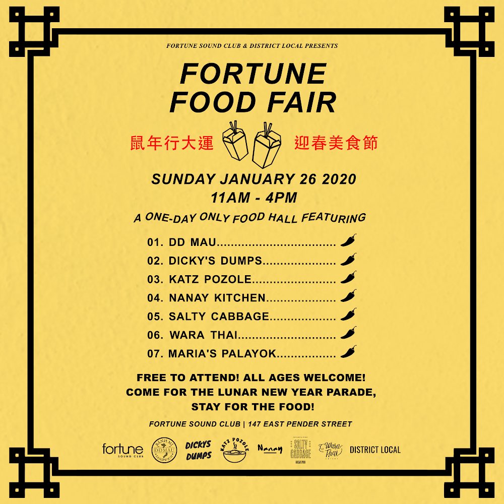 Save the date! We're back at @FortuneSound Jan 26 for another round of #fortunefoodfair for lunar new year during the parade! districtlocal.com/things-to-do-i…