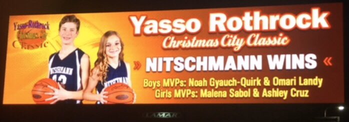Nitschmann Athletics (@nms_athletics) on Twitter photo Thank you Spud and <a href="/CCClassicBball/">YassoRothrockCCC</a> for all the publicity. Our kids put in the time to be great, and the recognition is truly appreciated. Thank you for your generous donation to help us build our programs for kids! Thank you Spud and <a href="/CCClassicBball/">YassoRothrockCCC</a> for all the publicity. Our kids put in the time to be great, and the recognition is truly appreciated. Thank you for your generous donation to help us build our programs for kids!
