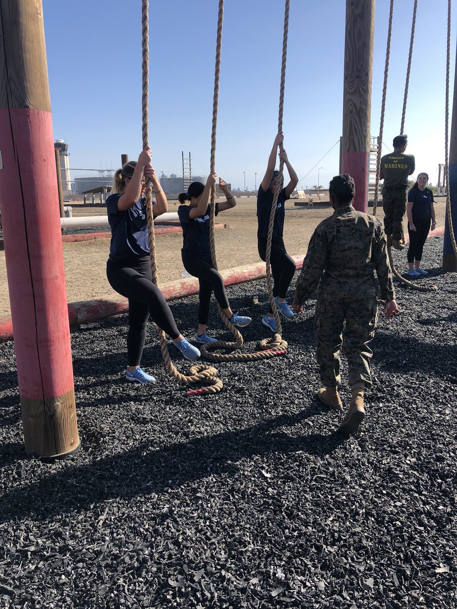 USDSoftball's tweet photo. Thank you, to our local Marines for testing our limits @USMC #LikeaChampion https://t.co/8ovoEurGrz