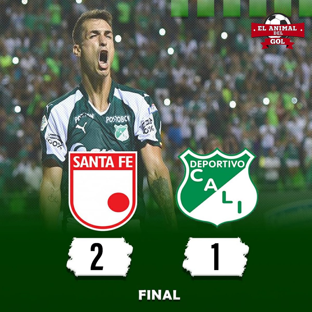 ¡DERROTA VERDE!⚽️🇳🇬🚨🇳🇬

Deportivo Cali cayó 2x1 en su debut en el torneo ESPN frente a Santa Fe, el gol del Deportivo Cali fue obra de Rafael Tapia.

El próximo partido del Deportivo Cali es el #ClasicoVallecaucano frente al América el Jueves 16 de Enero en el Campin.