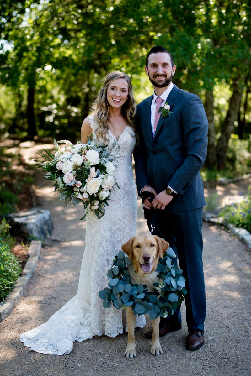 Having your closest friends as bridesmaids and groomsmen by your side is the next best thing to marrying your true love.
<a href="/AWPbyRosa/">Rosa Gibson</a> #austinweddingplanners #topratedweddingplanners #austinweddings    #outdoorweddings    
 Venue: LBJ Wildflower Center
Photographer: AJH Photography