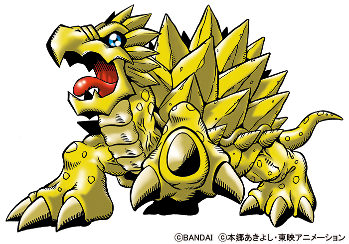 Wikimon Bandai Digimon A Tortoise Type Digimon Armed With A Shell From Which Sharp Blades Grow It Creates Fierce Tremors With Every Step It Takes Due To It Being Heavy Twitter Wikimon Bandai Digimon A Tortoise Type Digimon Armed With A Shell From Which Sharp Blades Grow It Creates Fierce Tremors With Every Step It Takes Due To It Being Heavy Twitter