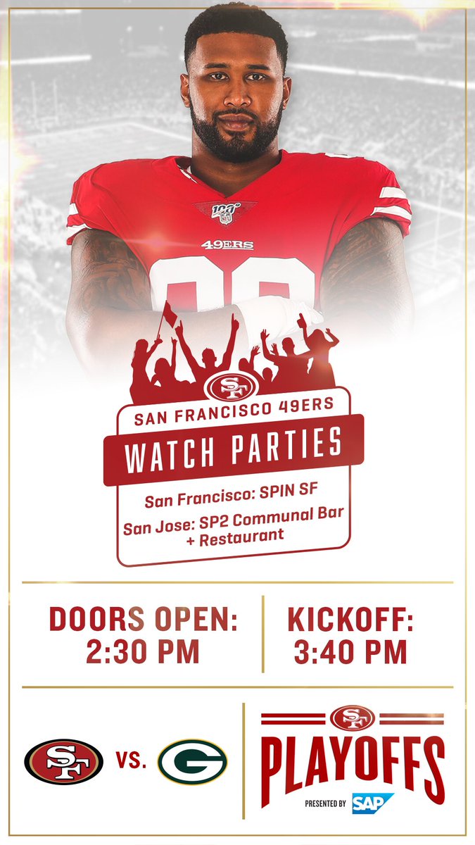Since it’s a Sunday... <a href="/wearespin/">SPIN</a> in SF! <a href="/49ers/">San Francisco 49ers</a> official NFC championship watch party! Hosted by twitterless Anthony Presents.