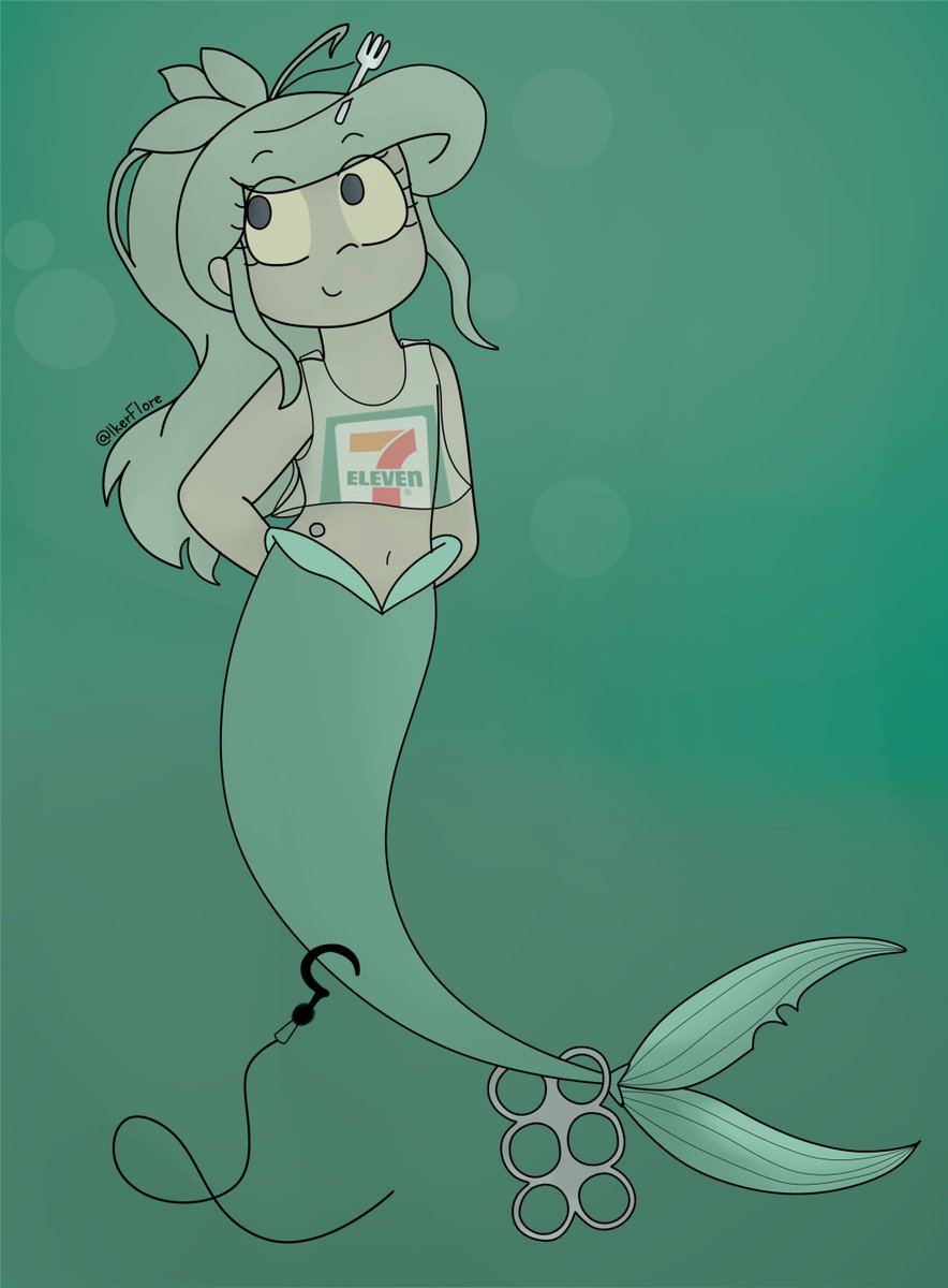 Bonju_UwU's tweet photo. Necesito mas dibujos de este cómic, me enamore de ella :,3 -c muere-
#thelittletrashmaid #mermaid @s0s2 https://t.co/HB64mwMyP4