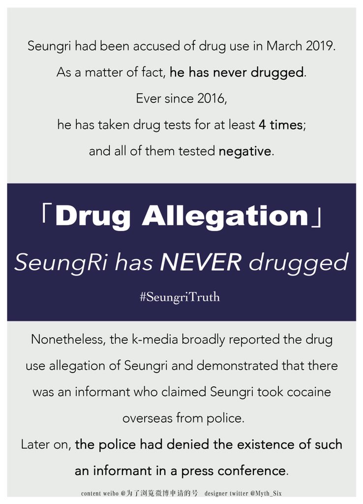 Myth_Six's tweet photo. #ApologizeToSeungri Seungri deserves to be treated fairly. I hope more and more people can put down their prejudices and understand the whole process truly. Thank you.❤️ https://t.co/C7F05bFtBX
