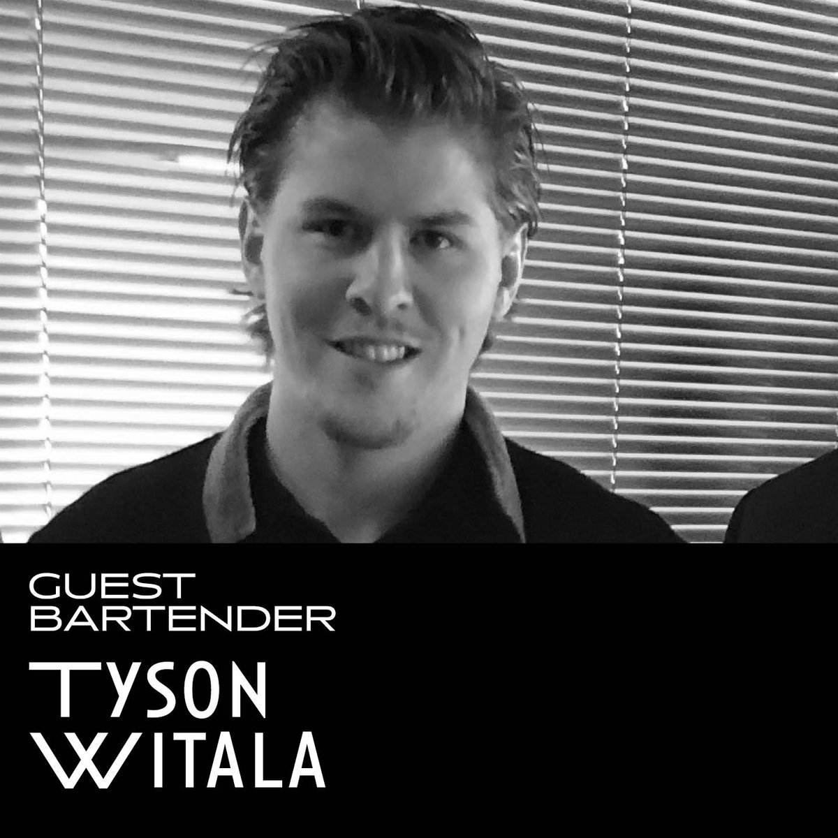 theatrenwpg's tweet photo. Meet our next guest bartender Tyson Witala! 

On Saturday 18 January we will be hosting Gin Blossom, a fundraiser in partnership with @BIGSNBC . Guest bartenders will be creating gin based cocktails for YOU to vote on!

Sponsored by Wood Wheaton Supercentre https://t.co/44rlnOcFYh