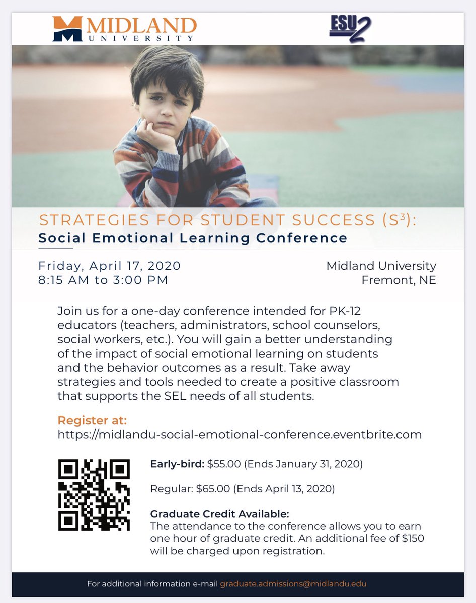 MidlandUEdu's tweet photo. Take a look at what we are planning with ESU2! We would love for you to join us. Midland students can attend the sessions for free. Register today! #relentlesslyrelevant #midlandu https://t.co/wonum4g8Qs