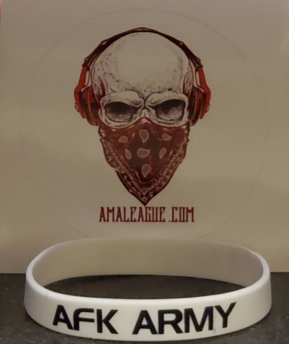 amaleague's tweet photo. @AFKClothingCo 1 month! Ready for month 2! Feels good to support something or someone other then yourselves! #afkarmy
https://t.co/Alp6q0PvE0 https://t.co/qvPsfpaU4J