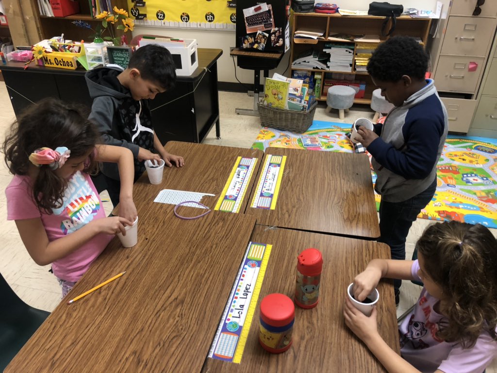 Learning what living things need to survive ... planting some beans for observation 🤗 #OnHands #FirstGrade #Pirates #Argh #MsOchoasFirstGradeClass
