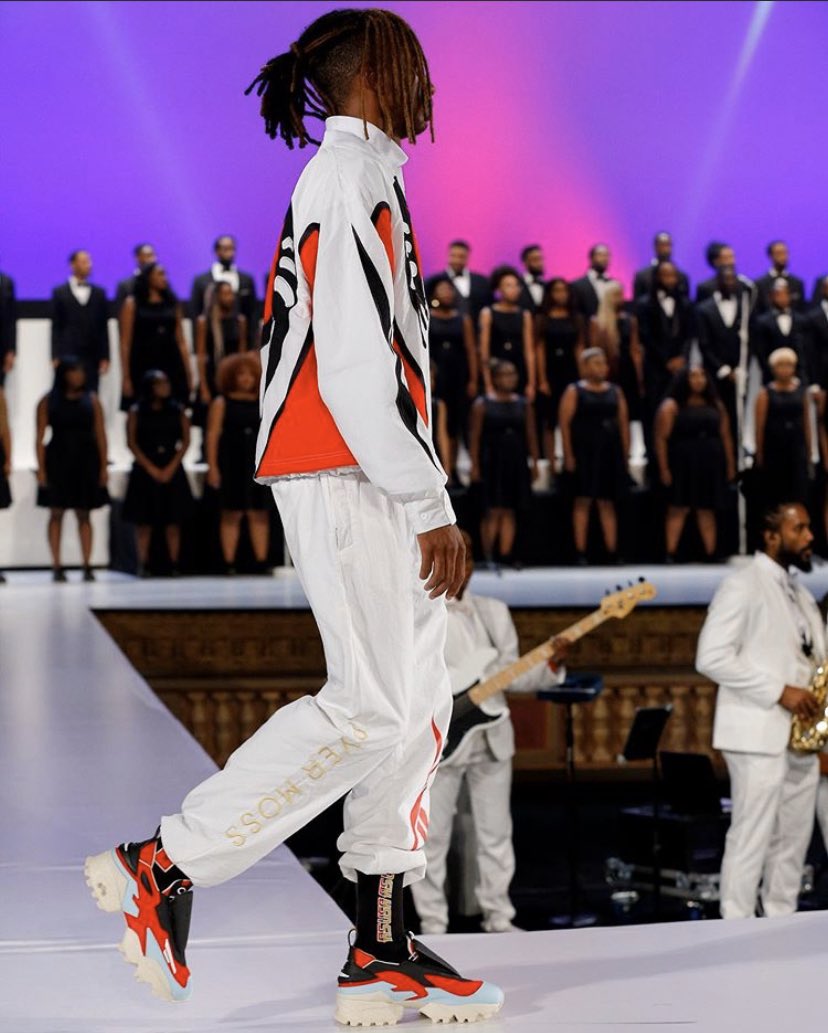 Designer: Kerby Jean-RaymondBrand: Pyer Moss Style: Luxury but streetwear collabs such as Reebok